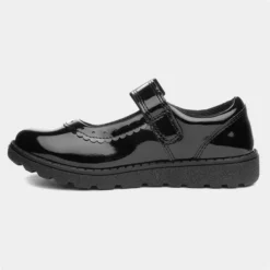 Buckle My Shoe Avon Girls Black Easy Fasten Shoe -UK Shoe Sales Store 20286 2 L03.20220915000454
