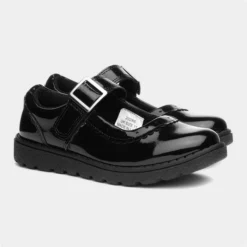 Buckle My Shoe Avon Girls Black Easy Fasten Shoe -UK Shoe Sales Store 20286 2 L06.20220915000454