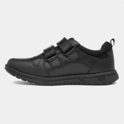 Hush Puppies Baltimore Kids Black Leather Shoe 8 Hush Puppies Baltimore Kids Black Leather Shoe -UK Shoe Sales Store 203088 2 L03.20230731000250