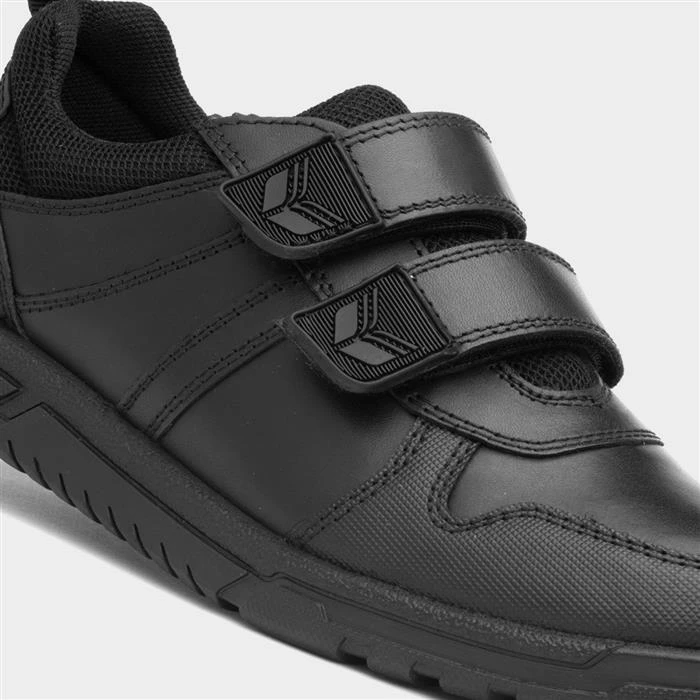 Hush Puppies Baltimore Kids Black Leather Shoe 6 Hush Puppies Baltimore Kids Black Leather Shoe - Image 4