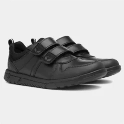 Hush Puppies Baltimore Kids Black Leather Shoe 11 Hush Puppies Baltimore Kids Black Leather Shoe -UK Shoe Sales Store 203088 2 L06.20230731000250