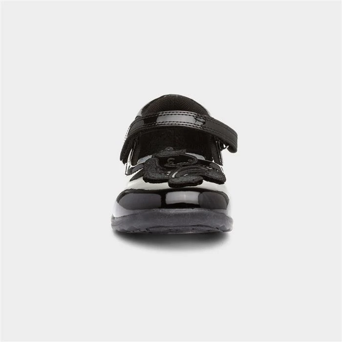 Buckle My Shoe Girls Patent Bar Shoe In Black 3 Buckle My Shoe Girls Patent Bar Shoe In Black