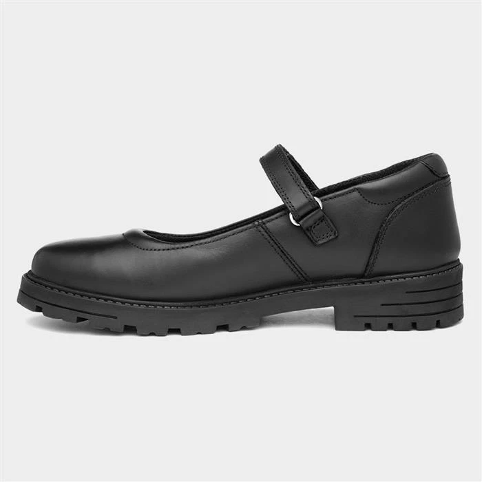 Hush Puppies Talisman Girls Black Leather Shoe 3 Hush Puppies Talisman Girls Black Leather Shoe - Image 2
