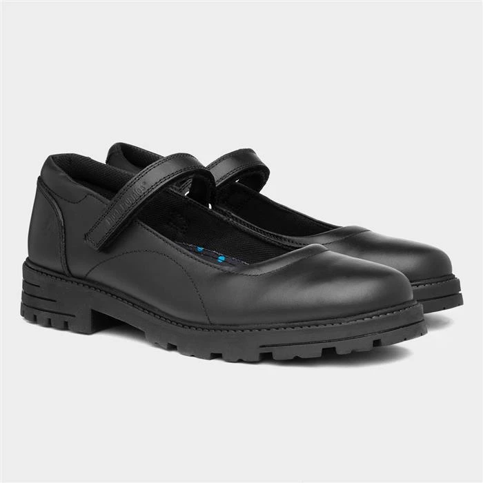 Hush Puppies Talisman Girls Black Leather Shoe 6 Hush Puppies Talisman Girls Black Leather Shoe - Image 5