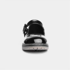 Lilley Girls Black Patent Bar Shoe