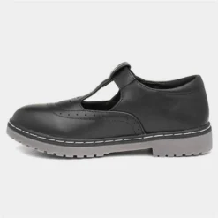 Lilley Girls Black T-Bar Buckle School Shoe -UK Shoe Sales Store 204048 2 L03.20220707000144