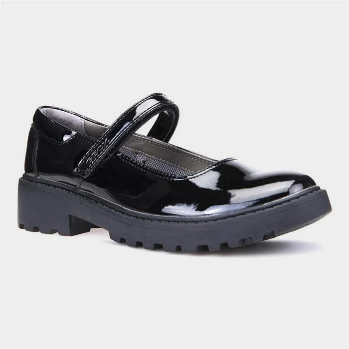 Geox J Casey G. P Kids Black Patent Leather Shoe 3 Geox J Casey G. P Kids Black Patent Leather Shoe