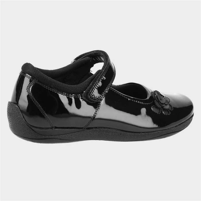 Hush Puppies Jessica Kids Black Leather Shoe 4 Hush Puppies Jessica Kids Black Leather Shoe - Image 2