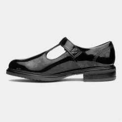 Kickers Lach Girls Black Patent Leather T-Bar -UK Shoe Sales Store 204069 2 L03.20230624000426
