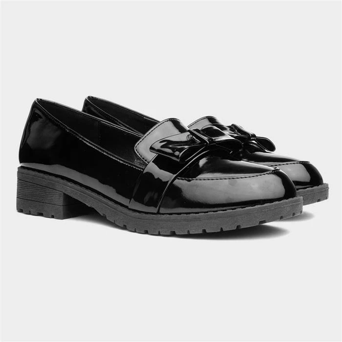 Lilley Cath Girls Black Patent Loafer 7 Lilley Cath Girls Black Patent Loafer - Image 5
