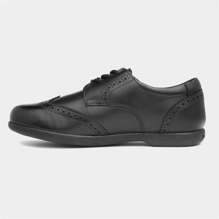 Hush Puppies Bridget Snr Kids Black Leather Shoe 4 Hush Puppies Bridget Snr Kids Black Leather Shoe - Image 2