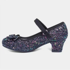 Lilley Sparkle Girls Black Glitter Heel 8 Lilley Sparkle Girls Black Glitter Heel -UK Shoe Sales Store 208021 2 L03.20230223000159
