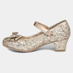 Lilley Sparkle Girls Rose Gold Heeled Shoe 8 Lilley Sparkle Girls Rose Gold Heeled Shoe -UK Shoe Sales Store 208024 2 L03.20230418000128