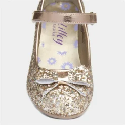 Lilley Sparkle Girls Rose Gold Heeled Shoe 10 Lilley Sparkle Girls Rose Gold Heeled Shoe -UK Shoe Sales Store 208024 2 L05.20230418000128