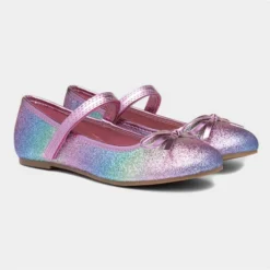 Buckle My Shoe Fifi Kids Multi Ballerina Shoe -UK Shoe Sales Store 209074 2 L06.20221114000604