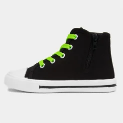 Jurassic World Kids Black Canvas -UK Shoe Sales Store 209088 2 L03.20230624000204