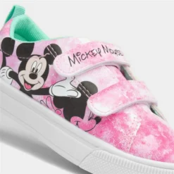 Mickey Mouse Kids Pink Canvas Shoe -UK Shoe Sales Store 209094 2 L05.20230624000428