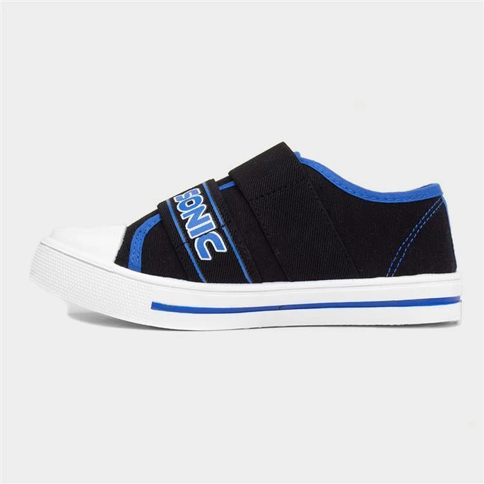 Sonic The Hedgehog Ringo Kids Blue Canvas Shoe 4 Sonic The Hedgehog Ringo Kids Blue Canvas Shoe - Image 2