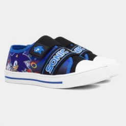 Sonic The Hedgehog Ringo Kids Blue Canvas Shoe 11 Sonic The Hedgehog Ringo Kids Blue Canvas Shoe -UK Shoe Sales Store 209101 2 L06.20230307000309