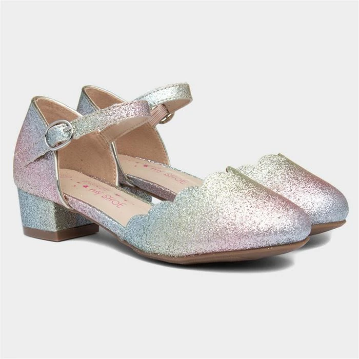 Buckle My Shoe Sylvie Girls Multi Heeled Shoe 7 Buckle My Shoe Sylvie Girls Multi Heeled Shoe - Image 5