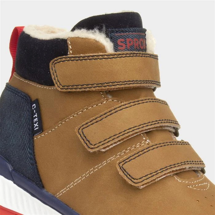 Sprox Boys Easy Fasten Boot In Camel 6 Sprox Boys Easy Fasten Boot In Camel - Image 4