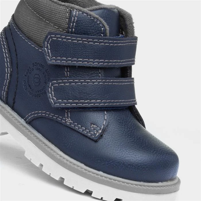 Sprox Kids Navy Easy Fasten Boot 6 Sprox Kids Navy Easy Fasten Boot - Image 4