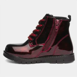 Chatterbox Chrissy Girls Burgundy Ankle Boot 8 Chatterbox Chrissy Girls Burgundy Ankle Boot -UK Shoe Sales Store 281014 2 L03.20230731000255
