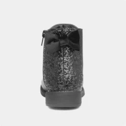 Walkright Girls Black Chelsea Boot With Glitter -UK Shoe Sales Store 281016 2 L04.20221025000240