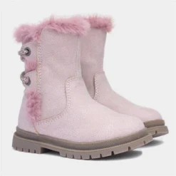 Walkright Lexi Kids Pink Fur Lined Boot 11 Walkright Lexi Kids Pink Fur Lined Boot -UK Shoe Sales Store 281028 2 L06.20230818000341