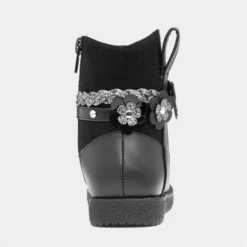 Walkright Ivy Kids Black Floral Ankle Boot 9 Walkright Ivy Kids Black Floral Ankle Boot -UK Shoe Sales Store 281031 2 L04.20230811000243