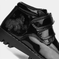 Buckle My Shoe Peia Kids Black Boot -UK Shoe Sales Store 282007 2 L05.20230314000214