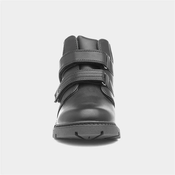 Trux Boys Black Easy Fasten Ankle Boot 3 Trux Boys Black Easy Fasten Ankle Boot