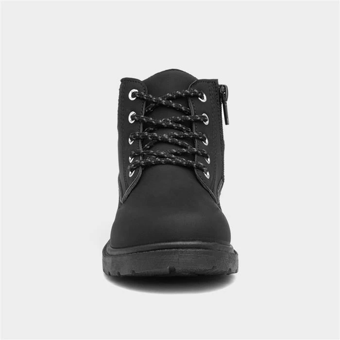 Trux Boys Black Lace Up Ankle Boot 3 Trux Boys Black Lace Up Ankle Boot