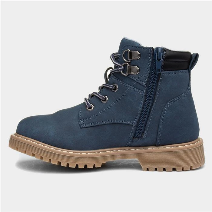 Stone Creek Junior Jonathan Boys Navy Ankle Boot 4 Stone Creek Junior Jonathan Boys Navy Ankle Boot - Image 2