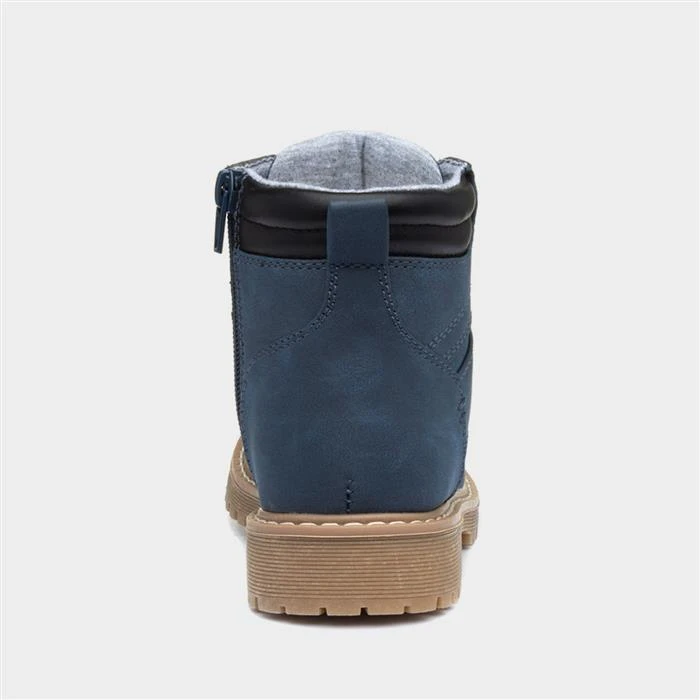 Stone Creek Junior Jonathan Boys Navy Ankle Boot 5 Stone Creek Junior Jonathan Boys Navy Ankle Boot - Image 3