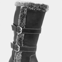 Lilley Girls Black Faux Fur Calf Boot -UK Shoe Sales Store 284001 2 L05.20220929000712