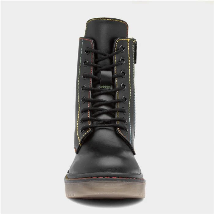 Heavenly Feet Austin Girls Black Boot 3 Heavenly Feet Austin Girls Black Boot