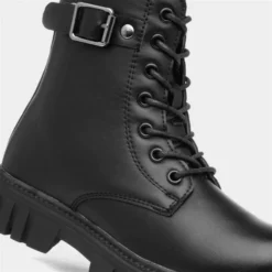 Lilley Junior Lucy Girls Black Lace Up Chunky Boot 10 Lilley Junior Lucy Girls Black Lace Up Chunky Boot -UK Shoe Sales Store 284029 2 L05.20221114000154