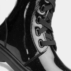 Lilley Girls Black Sparkle Patent Boot 10 Lilley Girls Black Sparkle Patent Boot -UK Shoe Sales Store 284036 2 L05.20221006000203