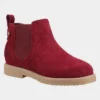 Hush Puppies Mini Maddy Kids Red Leather Boot -UK Shoe Sales Store 284039 3 L02.20230116000447