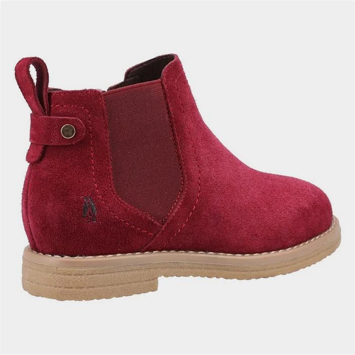 Hush Puppies Mini Maddy Kids Red Leather Boot 4 Hush Puppies Mini Maddy Kids Red Leather Boot - Image 2