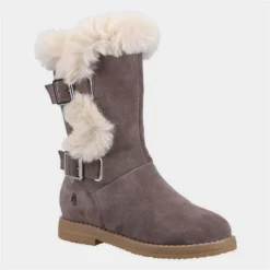 Hush Puppies Mini Megan Kids Grey Boot