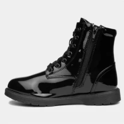 Buckle My Shoe Stevie Kids Black Patent Boot 8 Buckle My Shoe Stevie Kids Black Patent Boot -UK Shoe Sales Store 289064 2 L03.20221114000618