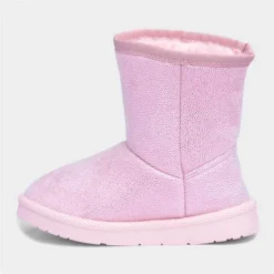 LOL Surprise Kids Light Pink Shiny Slip On Boot -UK Shoe Sales Store 289077 2 L03.20230624000215
