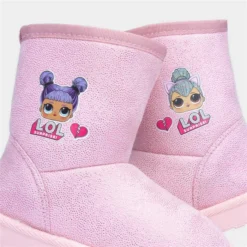 LOL Surprise Kids Light Pink Shiny Slip On Boot -UK Shoe Sales Store 289077 2 L05.20230624000215