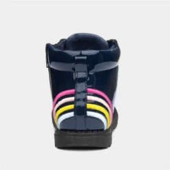 Buckle My Shoe Teena Kids Navy Rainbow Boot 9 Buckle My Shoe Teena Kids Navy Rainbow Boot -UK Shoe Sales Store 289078 2 L04.20230307000128