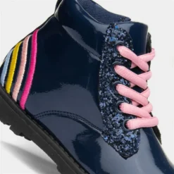 Buckle My Shoe Teena Kids Navy Rainbow Boot 10 Buckle My Shoe Teena Kids Navy Rainbow Boot -UK Shoe Sales Store 289078 2 L05.20230307000128