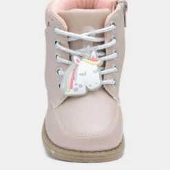 Buckle My Shoe Kids Pink Unicorn Boot -UK Shoe Sales Store 289081 2 L05.20230627000356