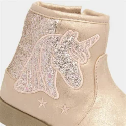 Buckle My Shoe Girls Kids Pink Unicorn Ankle Boot -UK Shoe Sales Store 28959 2 L05.20221122000521