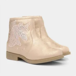 Buckle My Shoe Girls Kids Pink Unicorn Ankle Boot -UK Shoe Sales Store 28959 2 L06.20221122000521
